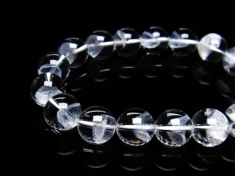 ホワイトファントム ブレスレット 12mm  一点物 111-21335