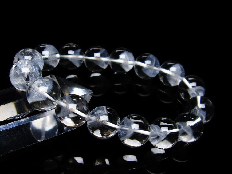 ホワイトファントム ブレスレット 12mm  一点物 111-21339