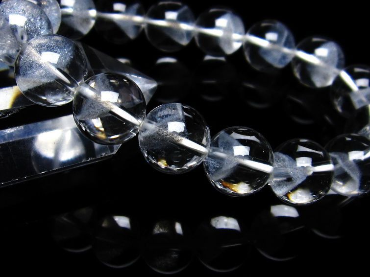 ホワイトファントム ブレスレット 12mm  一点物 111-21339