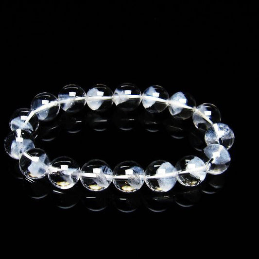 ホワイトファントム ブレスレット 12mm ファントムクォーツ [送料無料] 一点物 111-21342