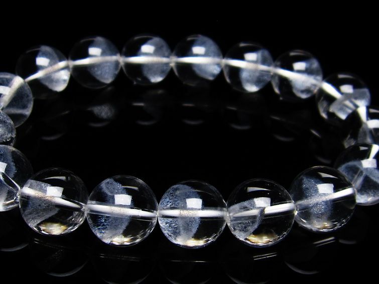 ホワイトファントム ブレスレット 12mm  一点物 111-21343