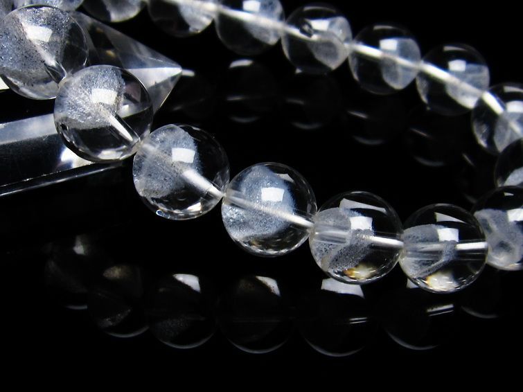 ホワイトファントム ブレスレット 12mm  一点物 111-21346