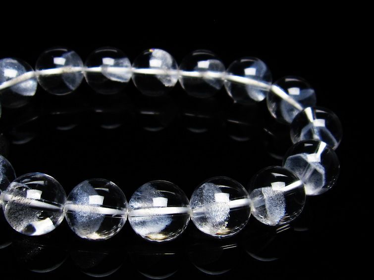 ホワイトファントム ブレスレット 12mm  一点物 111-21350