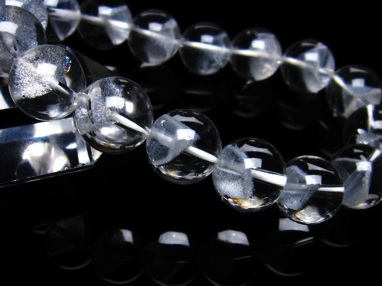 ホワイトファントム ブレスレット 12mm  一点物 111-21352