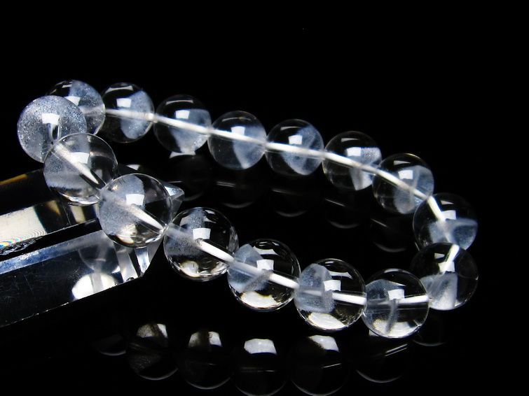 ホワイトファントム ブレスレット 12mm  一点物 111-21353