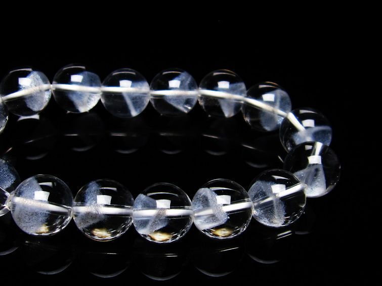 ホワイトファントム ブレスレット 12mm  一点物 111-21353