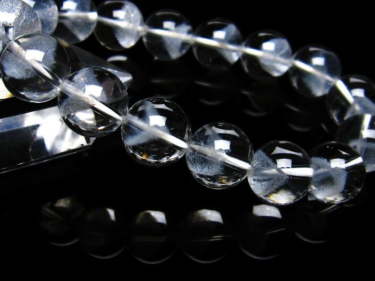 ホワイトファントム ブレスレット 12mm  一点物 111-21356