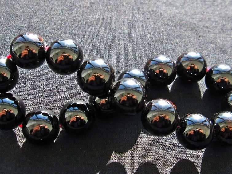 ガーネット ブレスレット 13mm 一点物 メール便可 [M便 1/10] 111-22048
