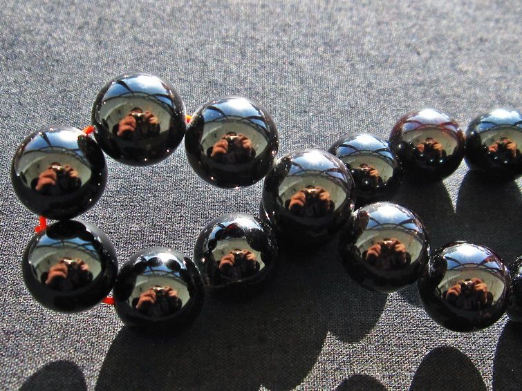 ガーネット ブレスレット 13mm 一点物 メール便可 [M便 1/10] 111-22053