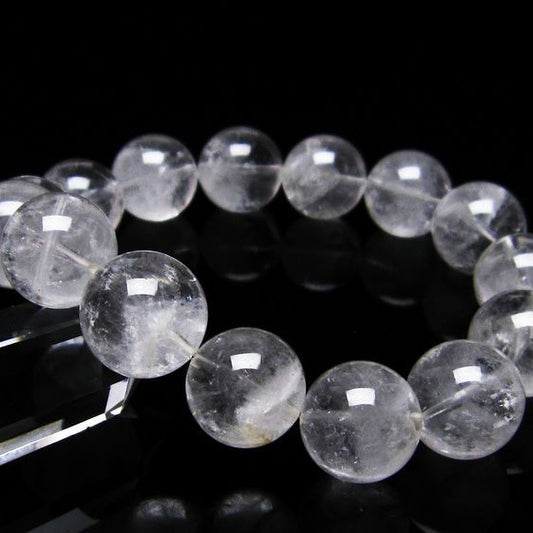 ファーデンクォーツ 水晶 ブレスレット 14mm [送料無料] 111-22597