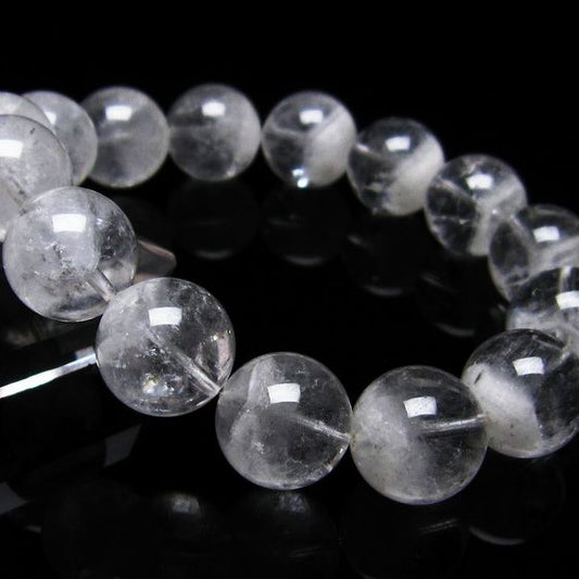 ファーデンクォーツ 水晶 ブレスレット 14mm [送料無料] 一点物 111-22598