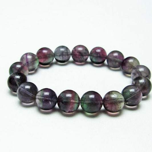 フローライト ブレスレット 蛍石 12mm メール便可 [M便 1/10] 111-23615