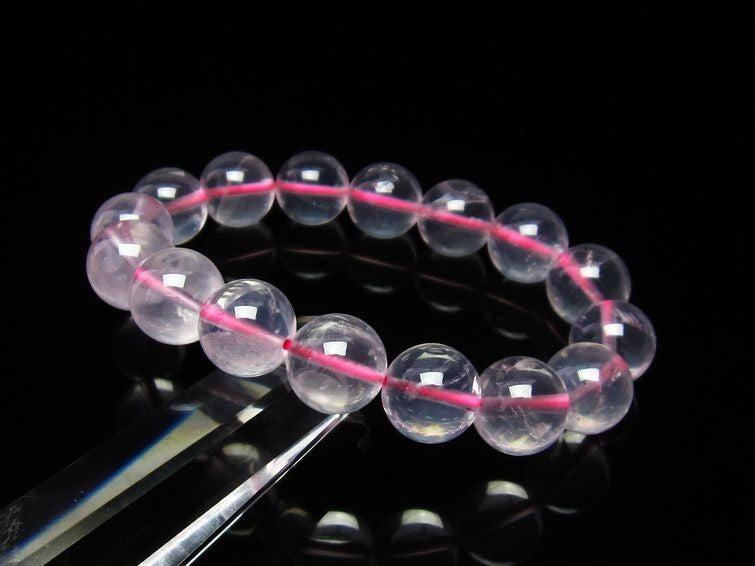 ミルキークォーツ ピンク ブレスレット 12mm メール便可 [M便 1/10] 111-2581