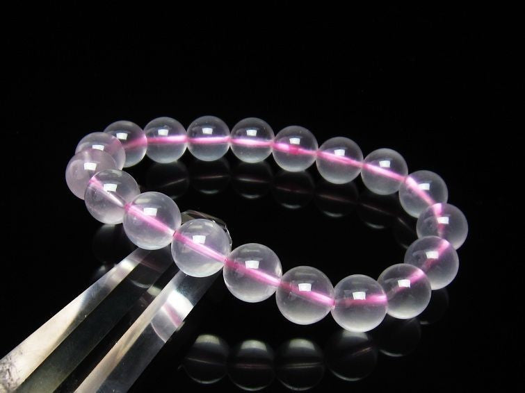 ミルキークォーツ ピンク ブレスレット 11mm メール便可 [M便 1/10] 111-2590