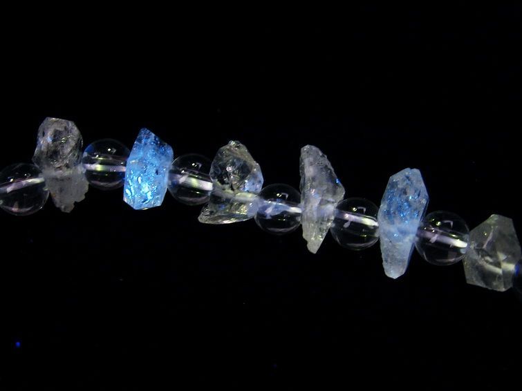 オイルインクォーツ ブレスレット 石油入り水晶 オイルクォーツ メール便可 [M便 1/10] 111-27141