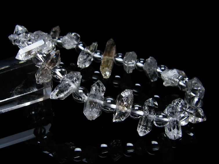 オイルインクォーツ ブレスレット 石油入り水晶 オイルクォーツ  111-27148