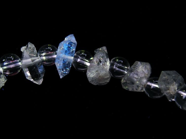 オイルインクォーツ ブレスレット 石油入り水晶 オイルクォーツ  111-27150