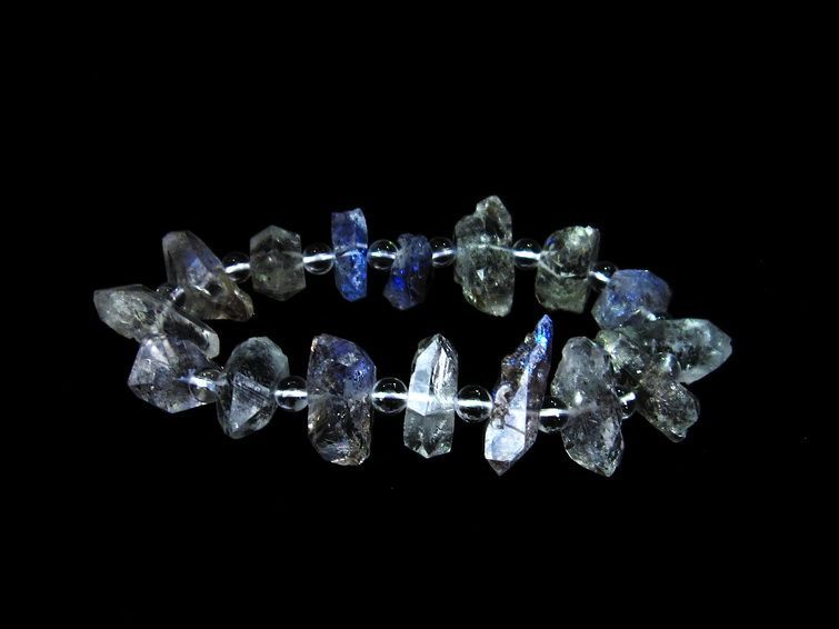 オイルインクォーツ ブレスレット 石油入り水晶 オイルクォーツ  111-27194