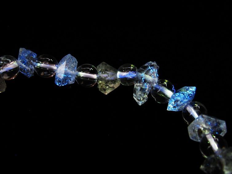 オイルインクォーツ ブレスレット 石油入り水晶 オイルクォーツ メール便可 [M便 1/10] 111-27200
