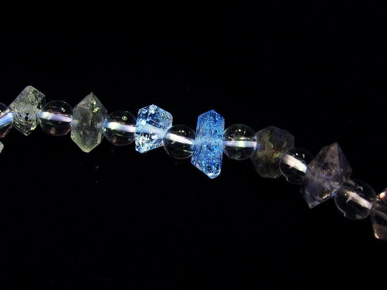 オイルインクォーツ ブレスレット 石油入り水晶 オイルクォーツ メール便可 [M便 1/10] 111-27202