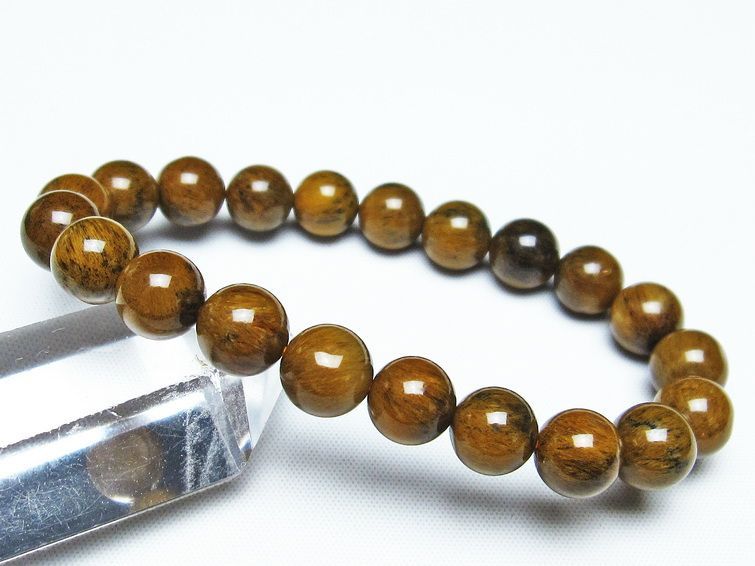 ルチルインアゲート ブレスレット 10mm アゲット 一点物 メール便可 [M便 1/10] 111-29839