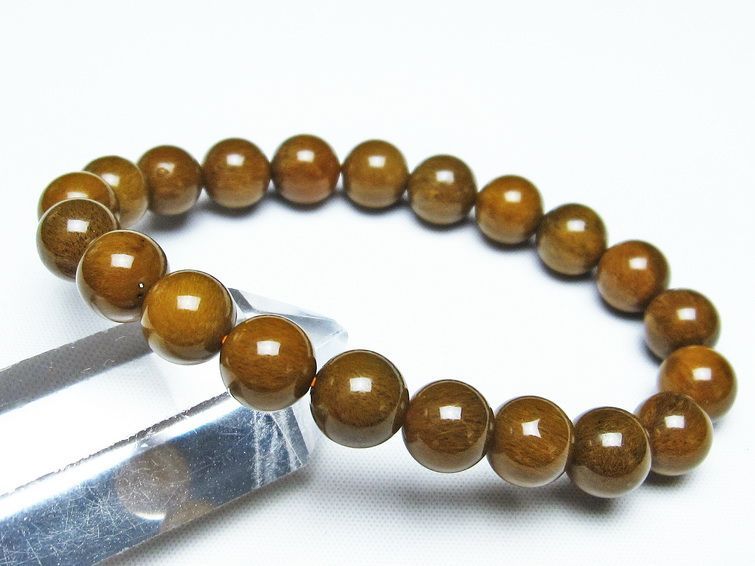 ルチルインアゲート ブレスレット 10mm アゲット 一点物  111-29841