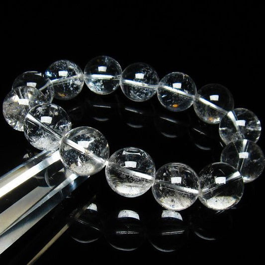 アイリスクォーツ 水晶 ブレスレット 虹入り 16mm 111-3661