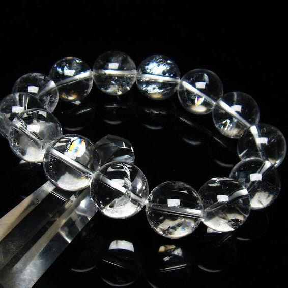 アイリスクォーツ 水晶 ブレスレット 虹入り 16mm 111-3688