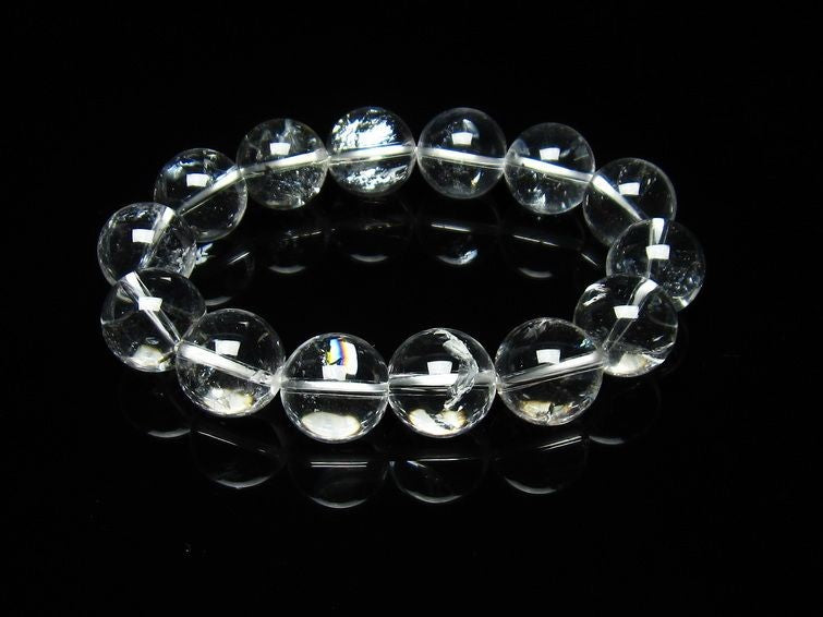 アイリスクォーツ 水晶 ブレスレット 虹入り 16mm 111-3688