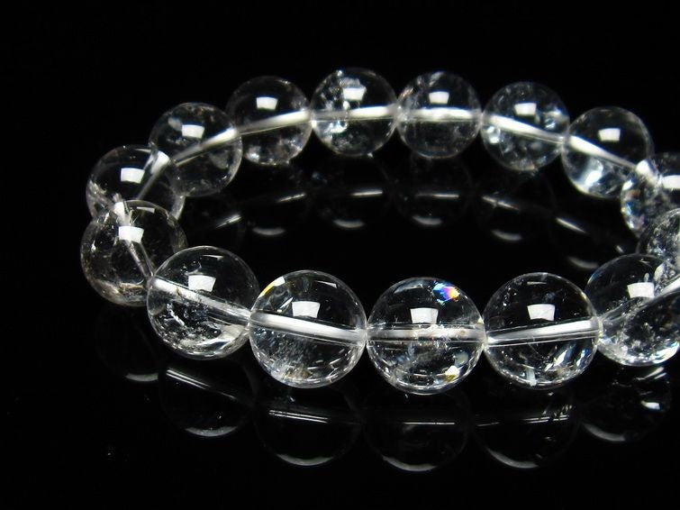 アイリスクォーツ 水晶 ブレスレット 虹入り 15mm 111-3690