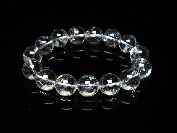 アイリスクォーツ 水晶 ブレスレット 虹入り 15mm 111-3690