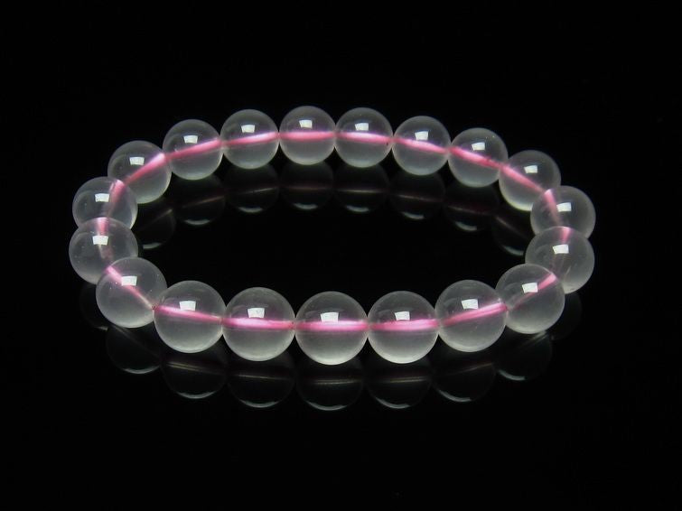 ミルキークォーツ ピンク ブレスレット 11mm メール便可 [M便 1/10] 111-4970