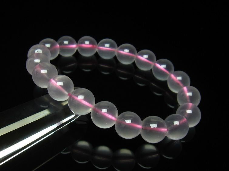 ミルキークォーツ ピンク ブレスレット 11mm メール便可 [M便 1/10] 111-4976