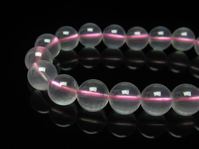 ミルキークォーツ ピンク ブレスレット 11mm メール便可 [M便 1/10] 111-4977
