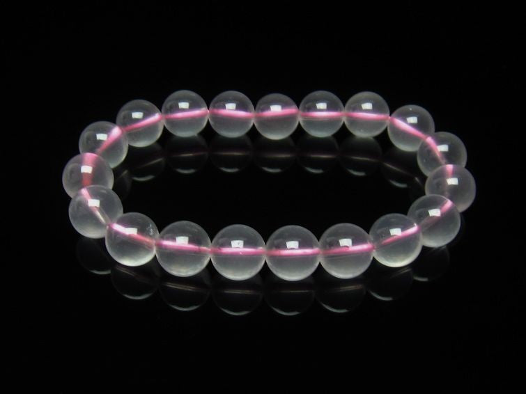 ミルキークォーツ ピンク ブレスレット 11mm メール便可 [M便 1/10] 111-4977