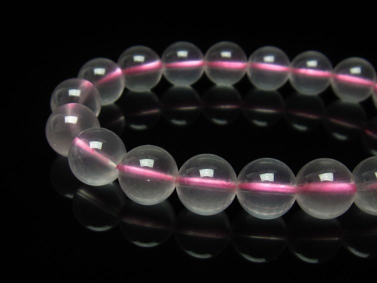 ミルキークォーツ ピンク ブレスレット 11mm メール便可 [M便 1/10] 111-4978