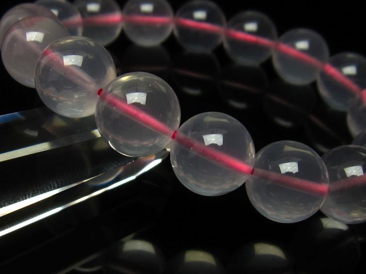 ミルキークォーツ ピンク ブレスレット 12mm メール便可 [M便 1/10] 111-4986