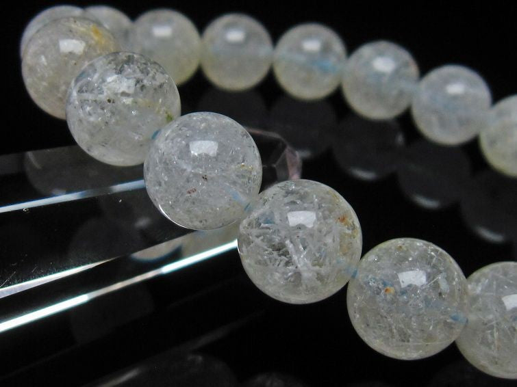 ホワイトガーデンファントムクォーツ ブレスレット 12mm メール便可 [M便 1/10] 111-9384