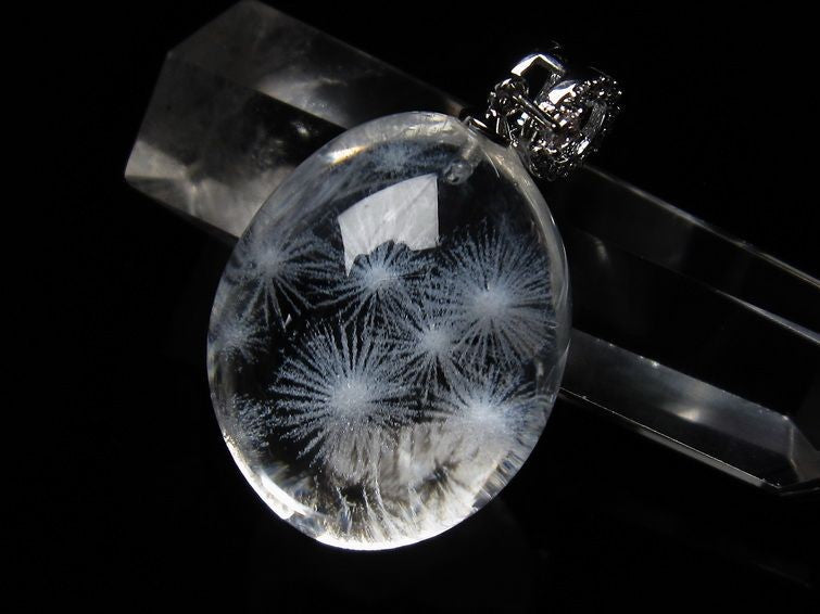 水晶 ペンダント レーザー彫刻 112-4397