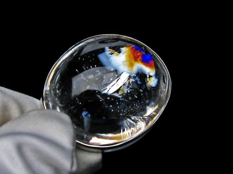 アイリスクォーツ 水晶 ペンダント 虹入り メール便可 [M便 1/20] 112-6528