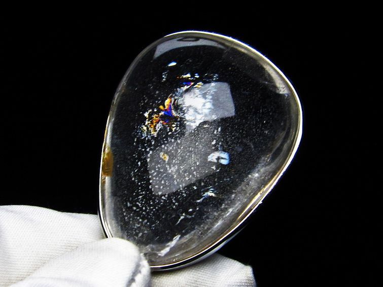アイリスクォーツ 水晶 ペンダント 虹入り メール便可 [M便 1/20] 112-6530