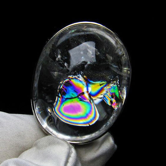 アイリスクォーツ 水晶 ペンダント 虹入り [送料無料] 112-6538