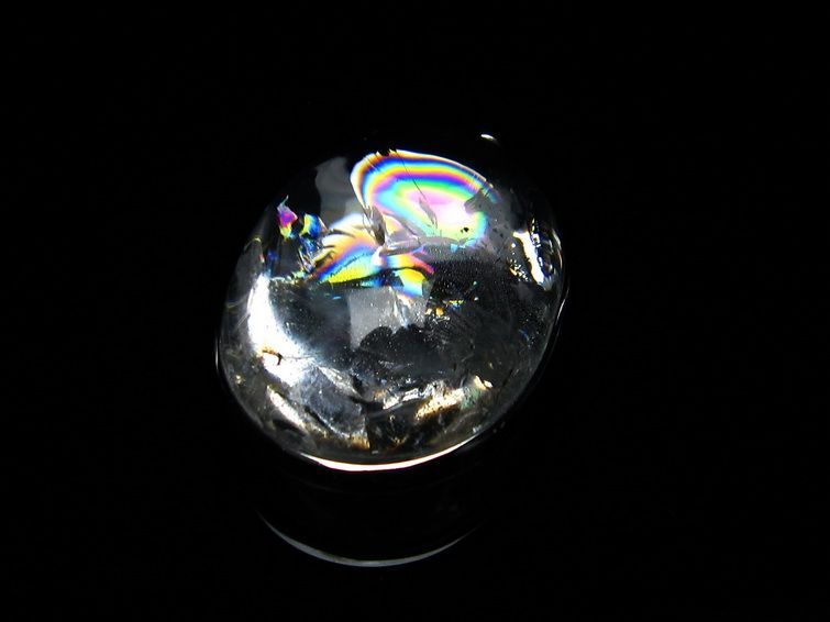 アイリスクォーツ 水晶 ペンダント 虹入り  112-6538