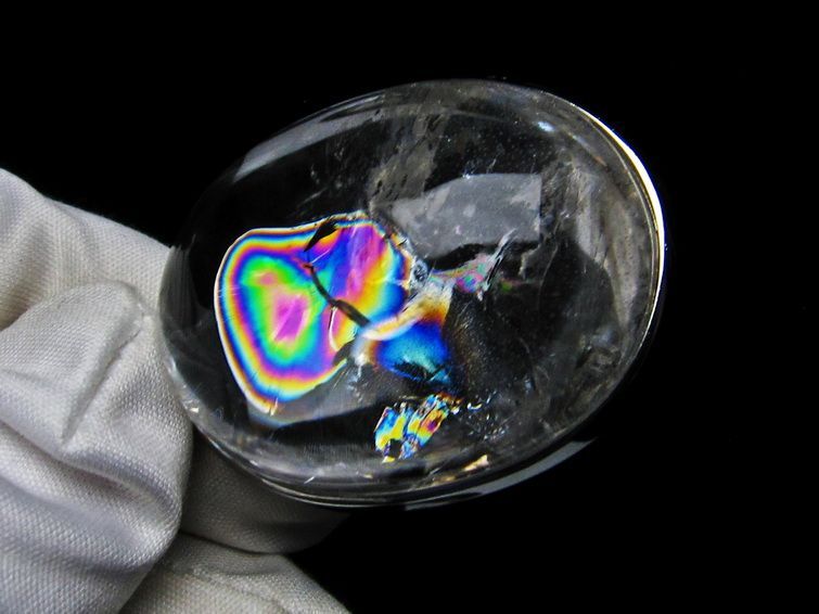 アイリスクォーツ 水晶 ペンダント 虹入り  112-6538
