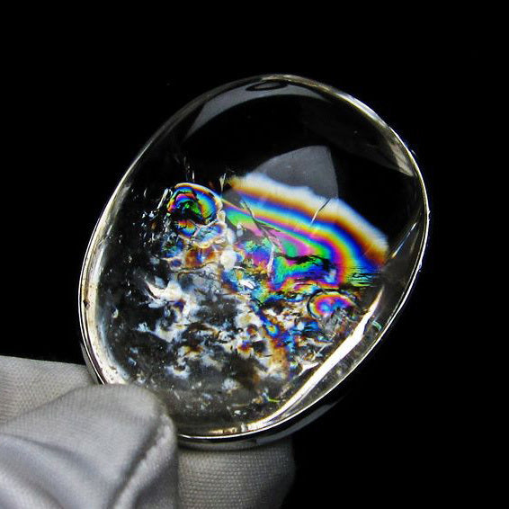 アイリスクォーツ 水晶 ペンダント 虹入り [送料無料] 112-6541