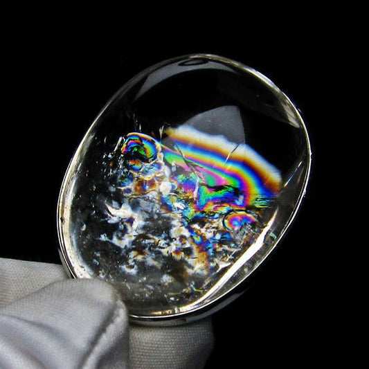 アイリスクォーツ 水晶 ペンダント 虹入り [送料無料] 112-6541