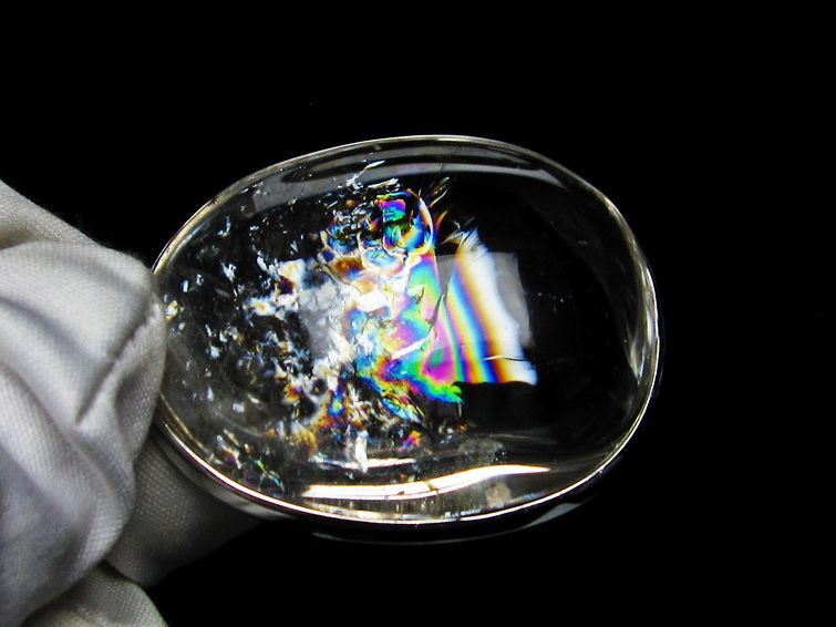 アイリスクォーツ 水晶 ペンダント 虹入り  112-6541
