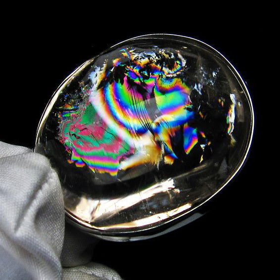 アイリスクォーツ 水晶 ペンダント 虹入り [送料無料] 112-6559