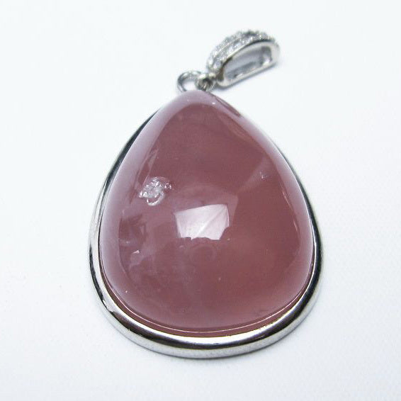 ローズクォーツ ペンダント [送料無料] 112-6710