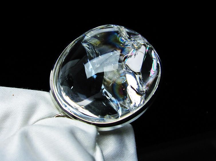 アイリスクォーツ 水晶 ペンダント 虹入り 一点物  112-8247